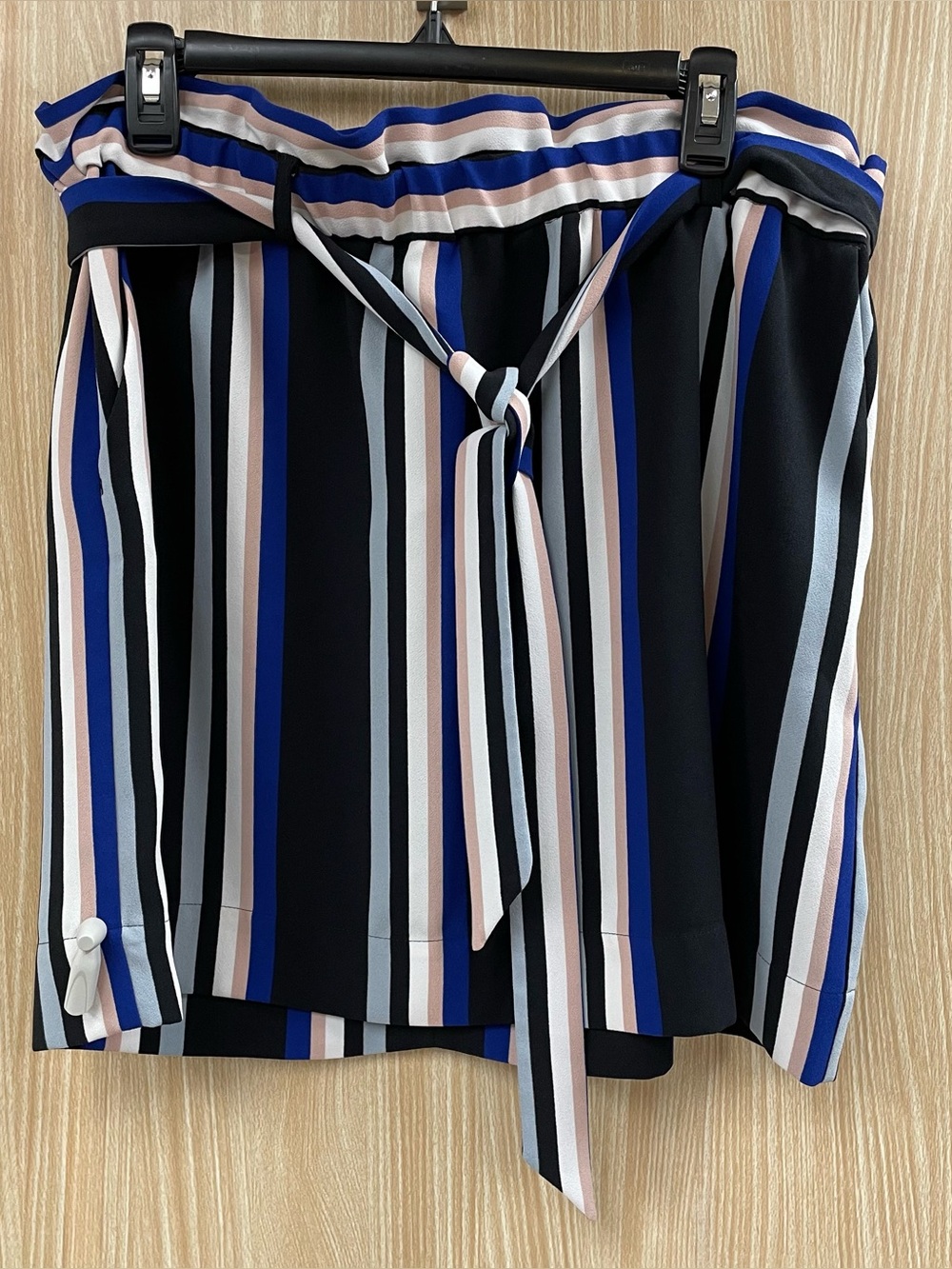 Express black stripe skirt size large
